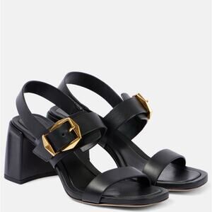 Jimmy Choo Hawke 70 Black Gold EU 38 MSRP $895